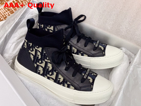 Dior WalknDior Technical Knit Oblique Mid Top Sneaker Replica