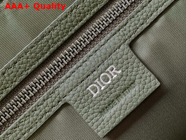 Dior Weekender 40 Green Dior Gravity Leather and Green Grained Calfskin Replica