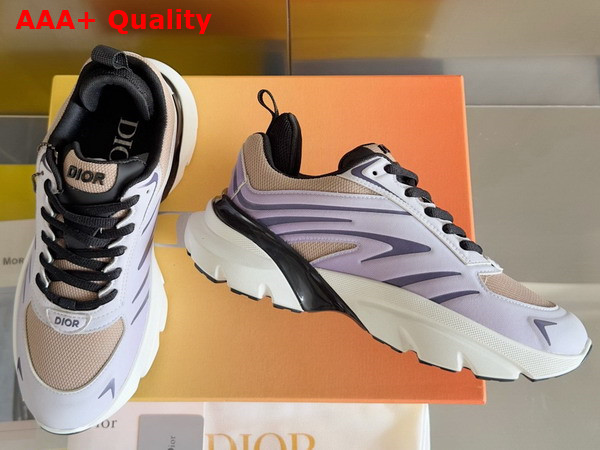 Dior and Lewis Hamilton B44 Blade Sneaker Limited and Numbered Edition Gradient Purple Technical Mesh and Gradient Purple Technical Fabric Replica