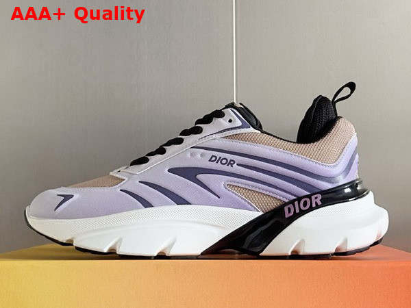 Dior and Lewis Hamilton B44 Blade Sneaker Limited and Numbered Edition Gradient Purple Technical Mesh and Gradient Purple Technical Fabric Replica