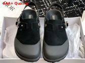 Dior by Birkenstock Tokio Mule Black Nubuck Calfskin Replica