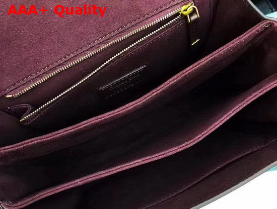 Dior21st Flap Bag in Burgundy Lambskin Replica