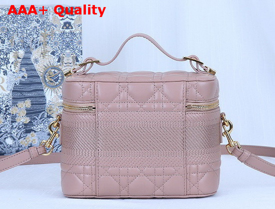 DiorTravel Vanity Case in Pink Cannage Lambskin Replica