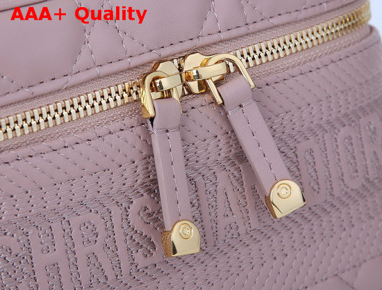 DiorTravel Vanity Case in Pink Cannage Lambskin Replica