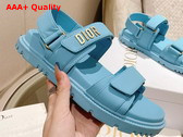 Dioract Sandal Conflower Blue Lambskin Replica