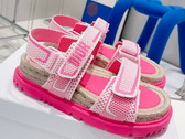 Dioract Sandal White and Bright Pink Technical Mesh and Rubber Replica