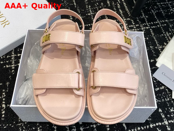 Dioract Sandal in Pink Lambskin Replica