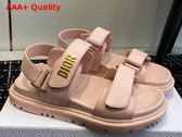 Dioract Sandal in Pink Lambskin Replica