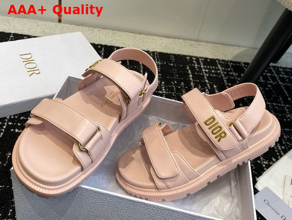 Dioract Sandal in Pink Lambskin Replica