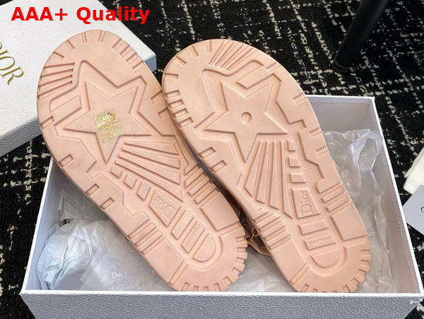 Dioract Sandal in Pink Lambskin Replica