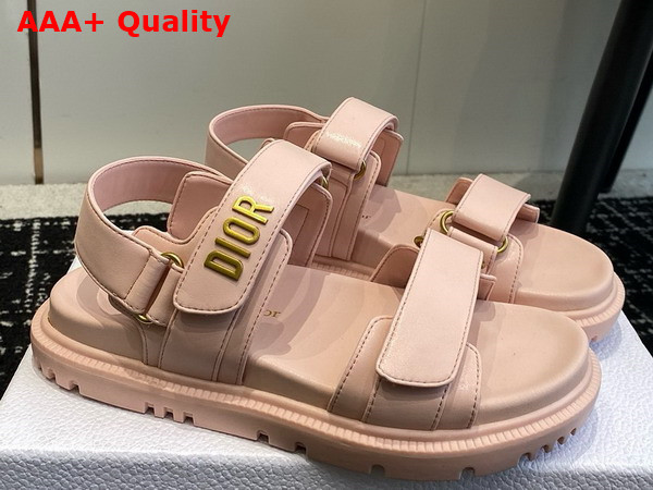 Dioract Sandal in Pink Lambskin Replica