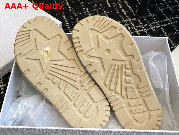 Dioract Slide in Beige Lambskin Replica