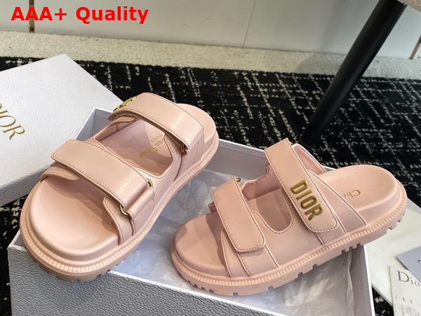 Dioract Slide in Pink Lambskin Replica