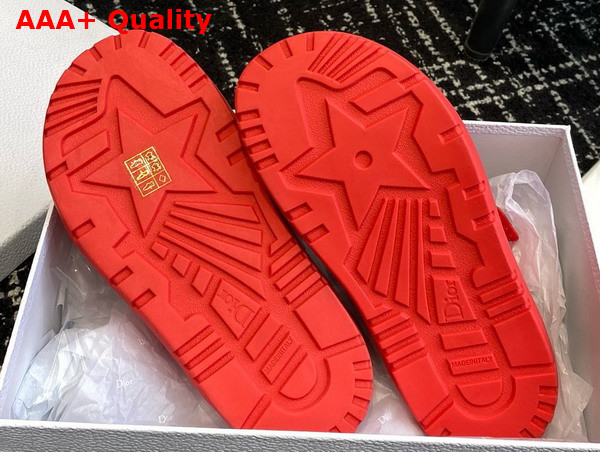 Dioract Slide in Red Lambskin Replica