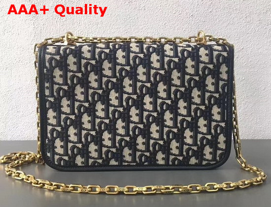 Dioraddict Bag in Black Dior Oblique Jacquard Canvas Replica