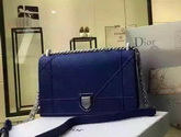 Diorama Bag Blue De Minuit Grained Calfskin for Sale