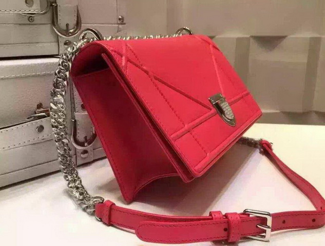 Diorama Bag Red Calfskin for Sale