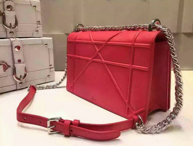 Diorama Bag Red Calfskin for Sale