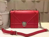 Diorama Bag Red Calfskin for Sale