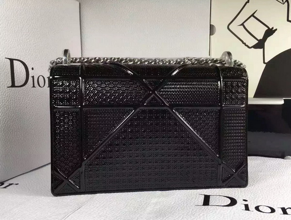 Diorama Bag Shiny Black Calfskin for Sale