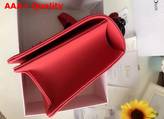 Diorama Bag in Red Studded Matt Calfskin with Archicannage Motif Replica