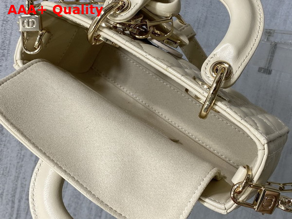 Dioramour Lady D Joy Micro Bag in Trench Cannage Lambskin with Leather Bow Replica