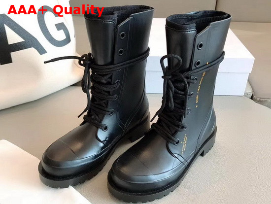 Diorcamp Ankle Boot Black Rubber Replica