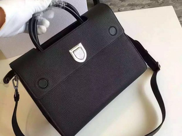 Diorever Bag Black Bullcalf Leather for Sale