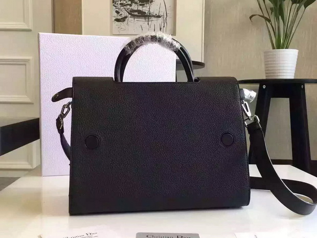 Diorever Bag Black Bullcalf Leather for Sale