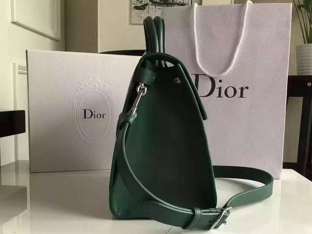 Diorever Bag Green Smooth Calf Leather for Sale
