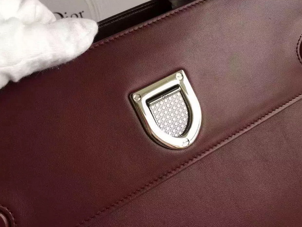 Diorever Bag Oxblood Smooth Calf Leather for Sale