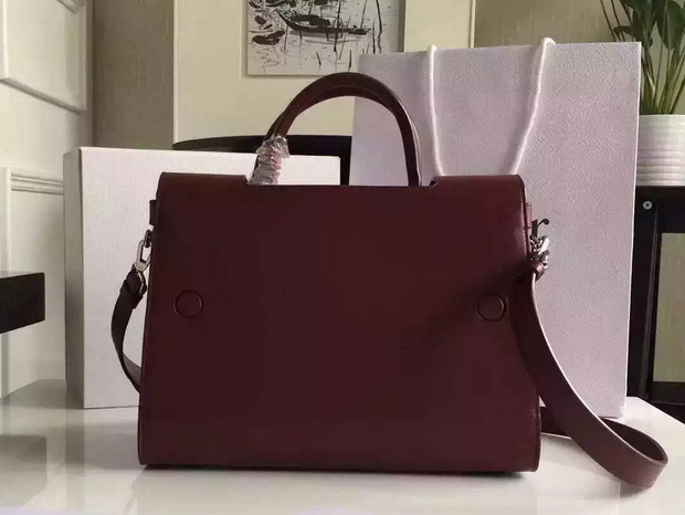 Diorever Bag Oxblood Smooth Calf Leather for Sale