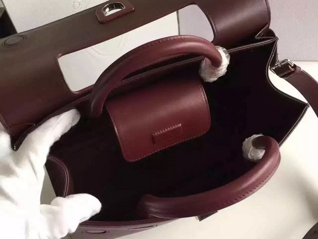 Diorever Bag Oxblood Smooth Calf Leather for Sale