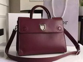 Diorever Bag Oxblood Smooth Calf Leather for Sale