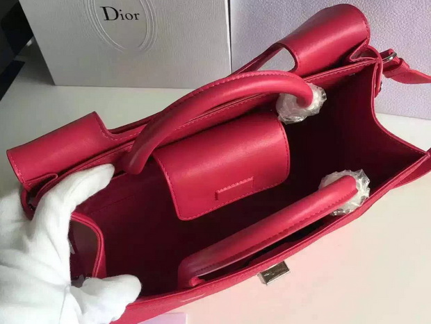 Diorever Bag Red Bullcalf Leather for Sale