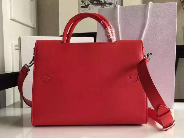 Diorever Bag Red Smooth Calf Leather for Sale