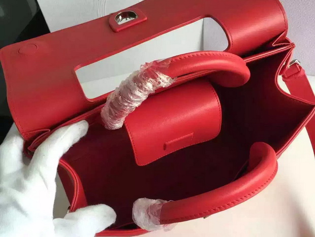 Diorever Bag Red Smooth Calf Leather for Sale
