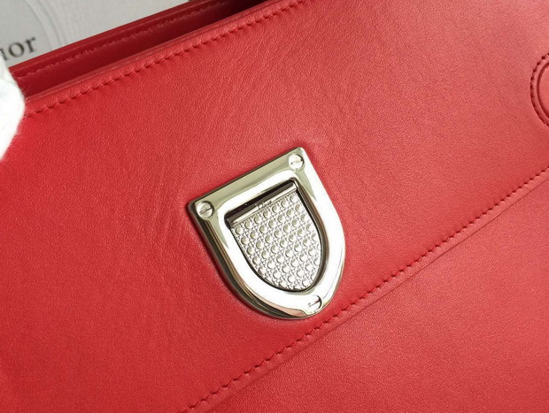 Diorever Bag Red Smooth Calf Leather for Sale
