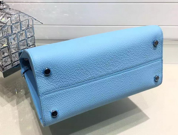 Diorever Bag in Light Blue Bullcalf Leather for Sale