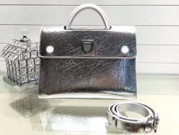 Diorever Bag in Silver Calf Leather for Sale