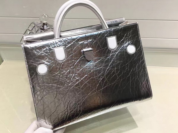 Diorever Bag in Silver Calf Leather for Sale
