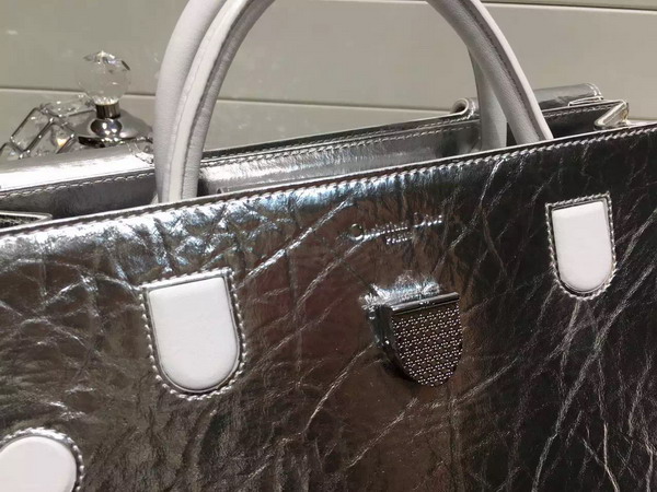 Diorever Bag in Silver Calf Leather for Sale