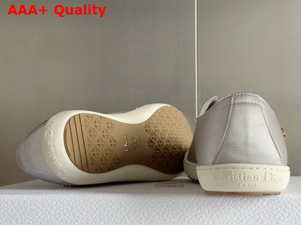 Dioriviera Dior Lucky Sneaker in Gray Satin Replica