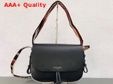 Diorodeo Flap Bag in Black Supple Calfskin Replica