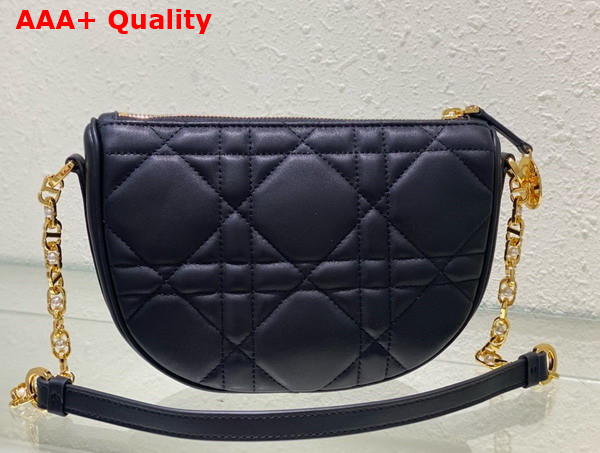Diorstar Callisto Bag Black Macrocannage Lambskin Replica