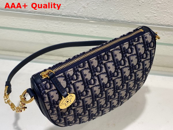 Diorstar Callisto Bag Blue Dior Oblique Jacquard Replica
