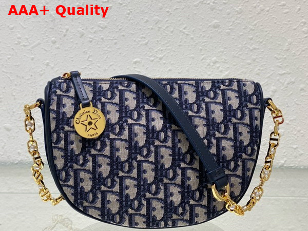 Diorstar Callisto Bag Blue Dior Oblique Jacquard Replica