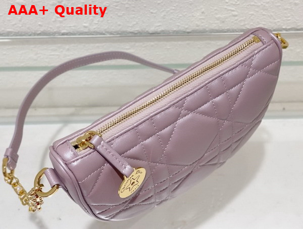 Diorstar Callisto Bag Pearl Pink Macrocannage Lambskin Replica
