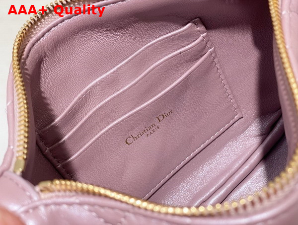 Diorstar Callisto Bag Pearl Pink Macrocannage Lambskin Replica