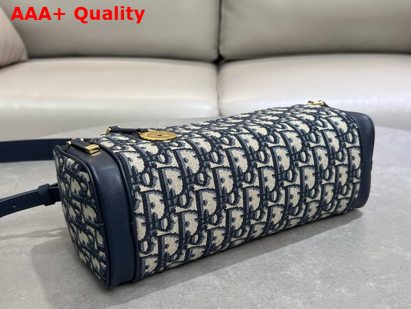 Diorstar East West Mini Handbag in Blue Dior Oblique Jacquard Replica